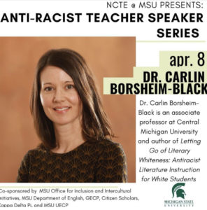 Carlin Corsheim-Black event flyer