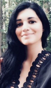 woman with long black hair
