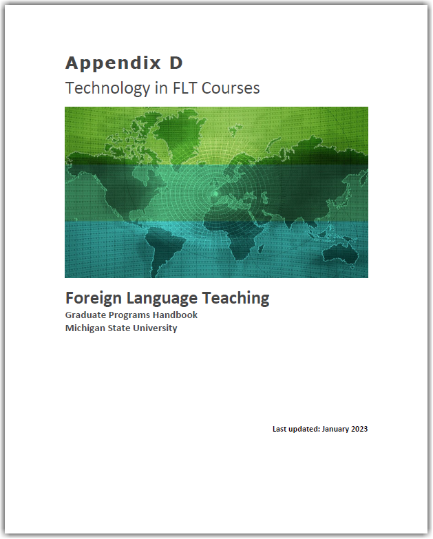 Handbook Appendix D
