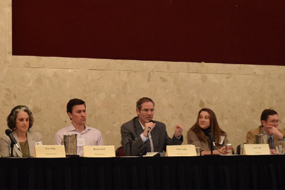 Dean Christopher Long with Academic Advancement Network Panel