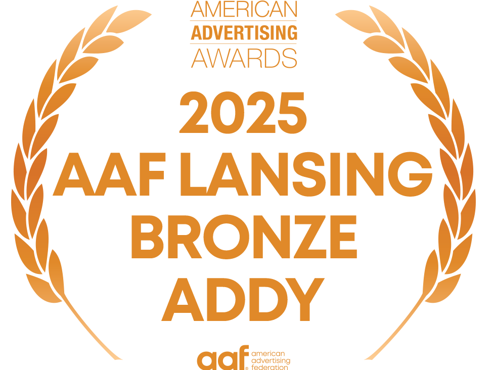 Award Graphic for 2025 AAF Lansing Bronze ADDY Award