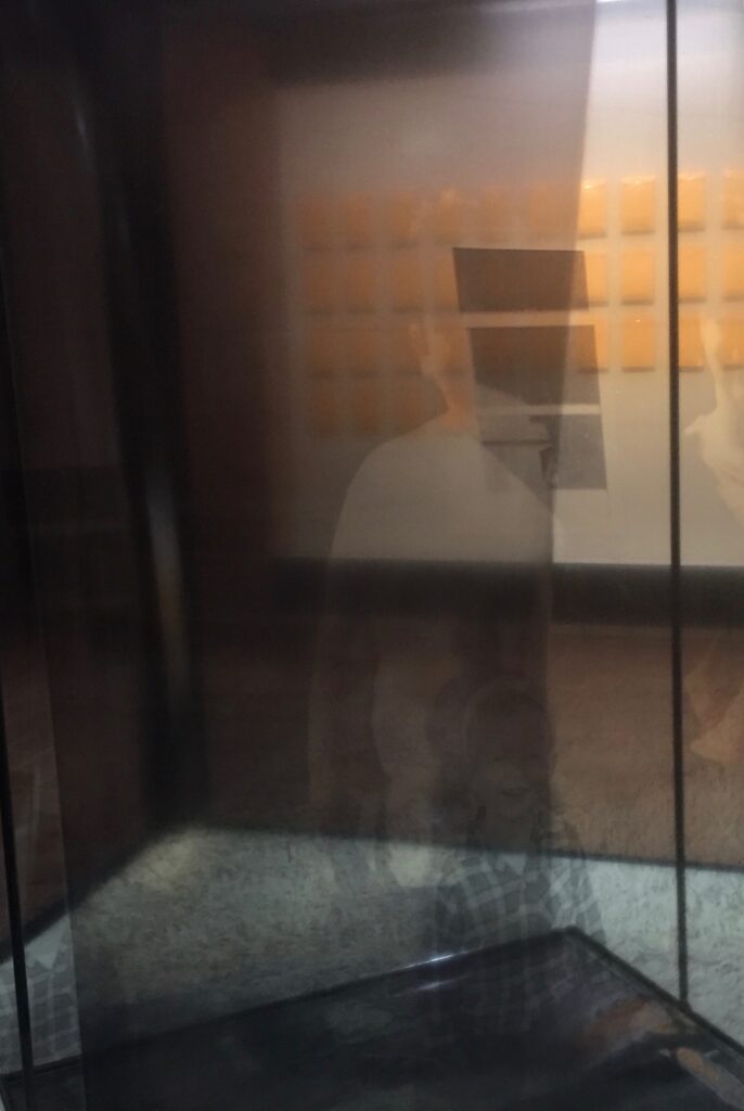 Transparent images overlaped with people in them